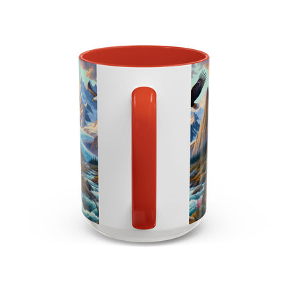 Nature-Inspired Accent Coffee Mug - Beautiful Landscape Art, Perfect for Nature Lovers, Gift for Outdoors Enthusiasts, Ideal for Home [...]