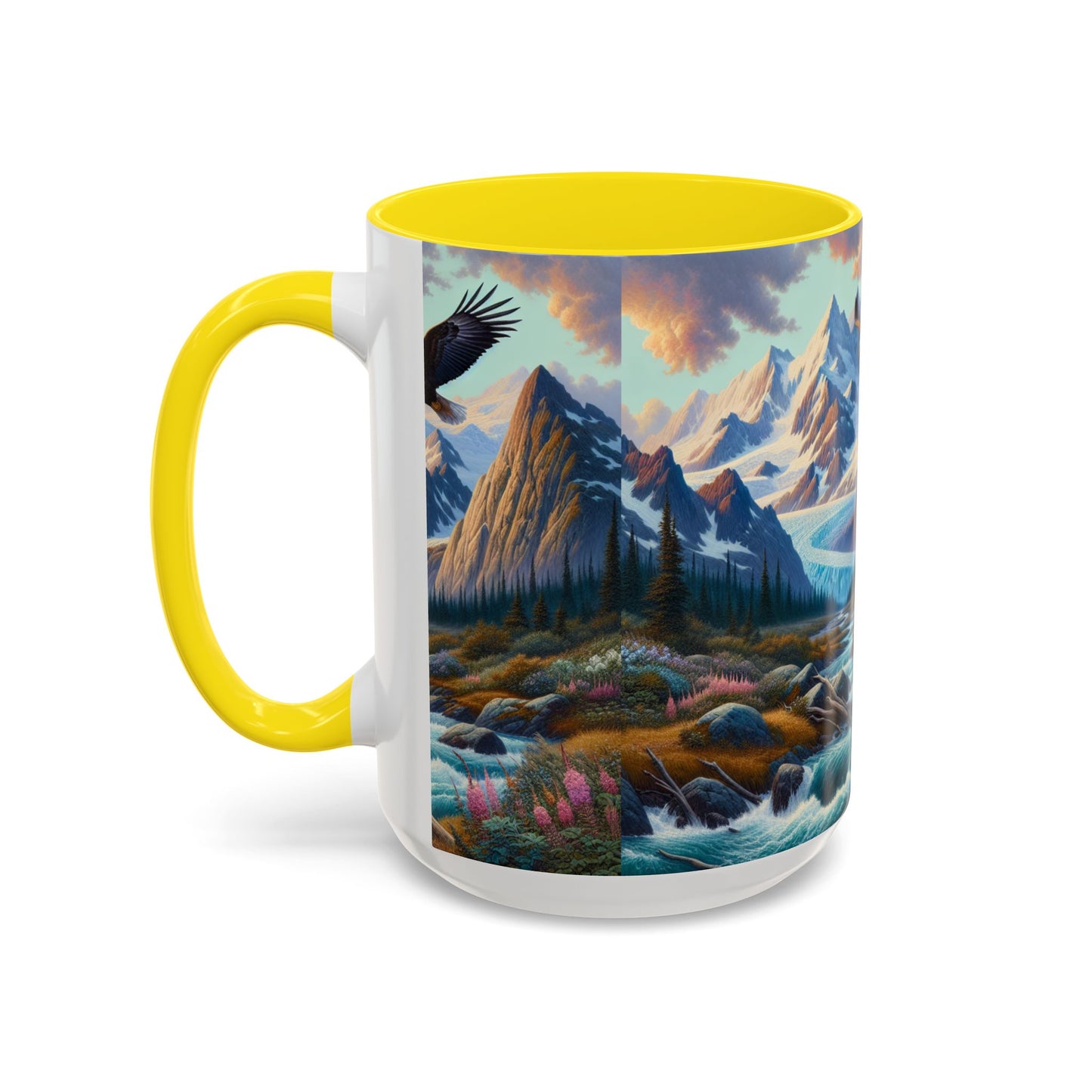 Nature-Inspired Accent Coffee Mug - Beautiful Landscape Art, Perfect for Nature Lovers, Gift for Outdoors Enthusiasts, Ideal for Home [...]