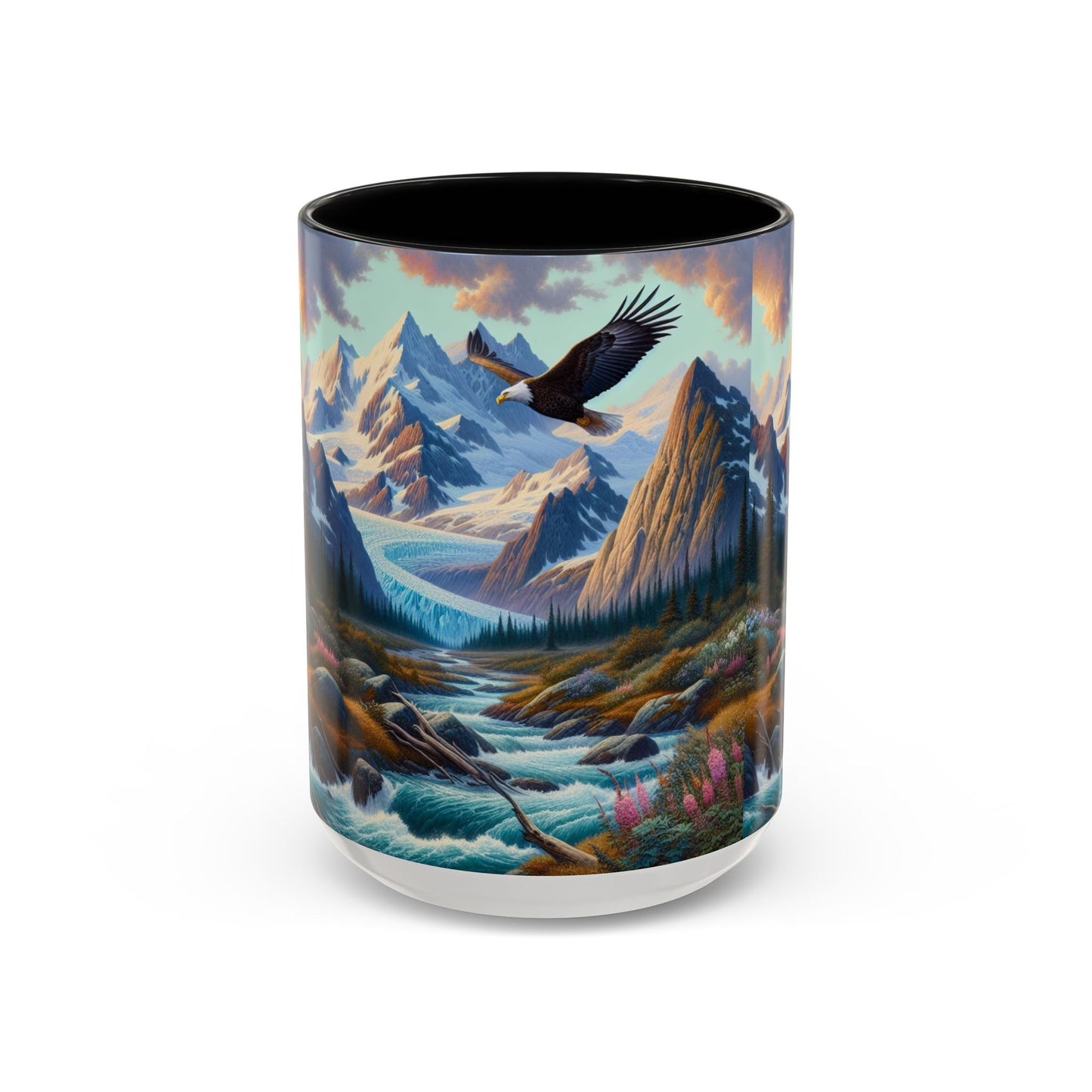 Nature-Inspired Accent Coffee Mug - Beautiful Landscape Art, Perfect for Nature Lovers, Gift for Outdoors Enthusiasts, Ideal for Home [...]