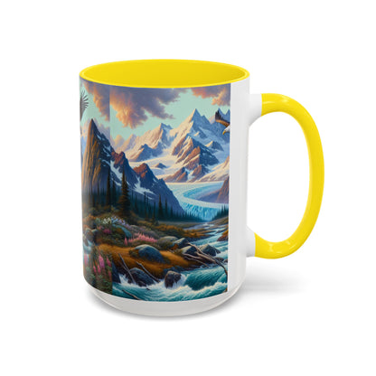 Nature-Inspired Accent Coffee Mug - Beautiful Landscape Art, Perfect for Nature Lovers, Gift for Outdoors Enthusiasts, Ideal for Home [...]
