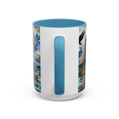 Nature-Inspired Accent Coffee Mug - Beautiful Landscape Art, Perfect for Nature Lovers, Gift for Outdoors Enthusiasts, Ideal for Home [...]