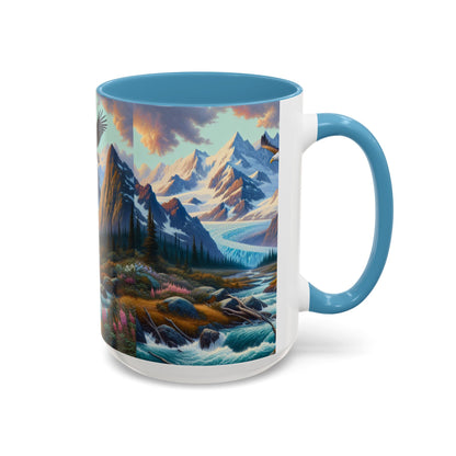 Nature-Inspired Accent Coffee Mug - Beautiful Landscape Art, Perfect for Nature Lovers, Gift for Outdoors Enthusiasts, Ideal for Home [...]