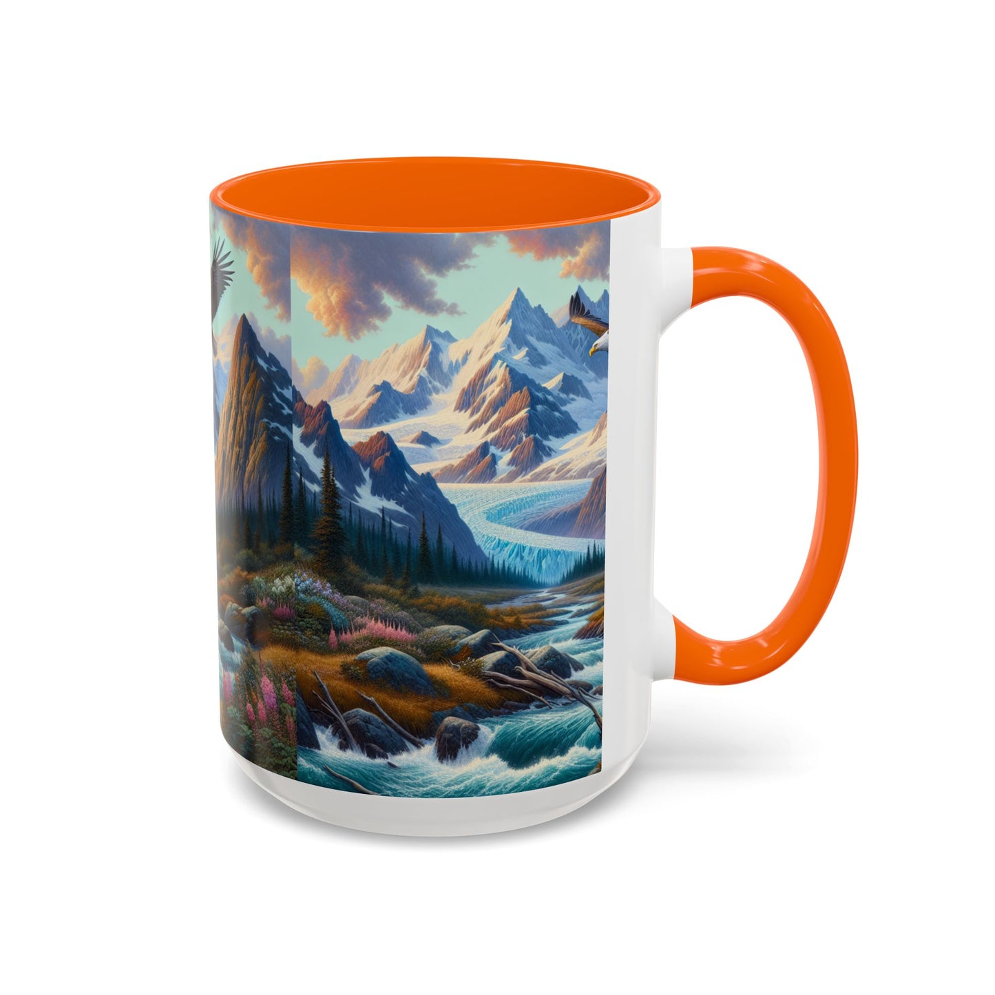 Nature-Inspired Accent Coffee Mug - Beautiful Landscape Art, Perfect for Nature Lovers, Gift for Outdoors Enthusiasts, Ideal for Home [...]