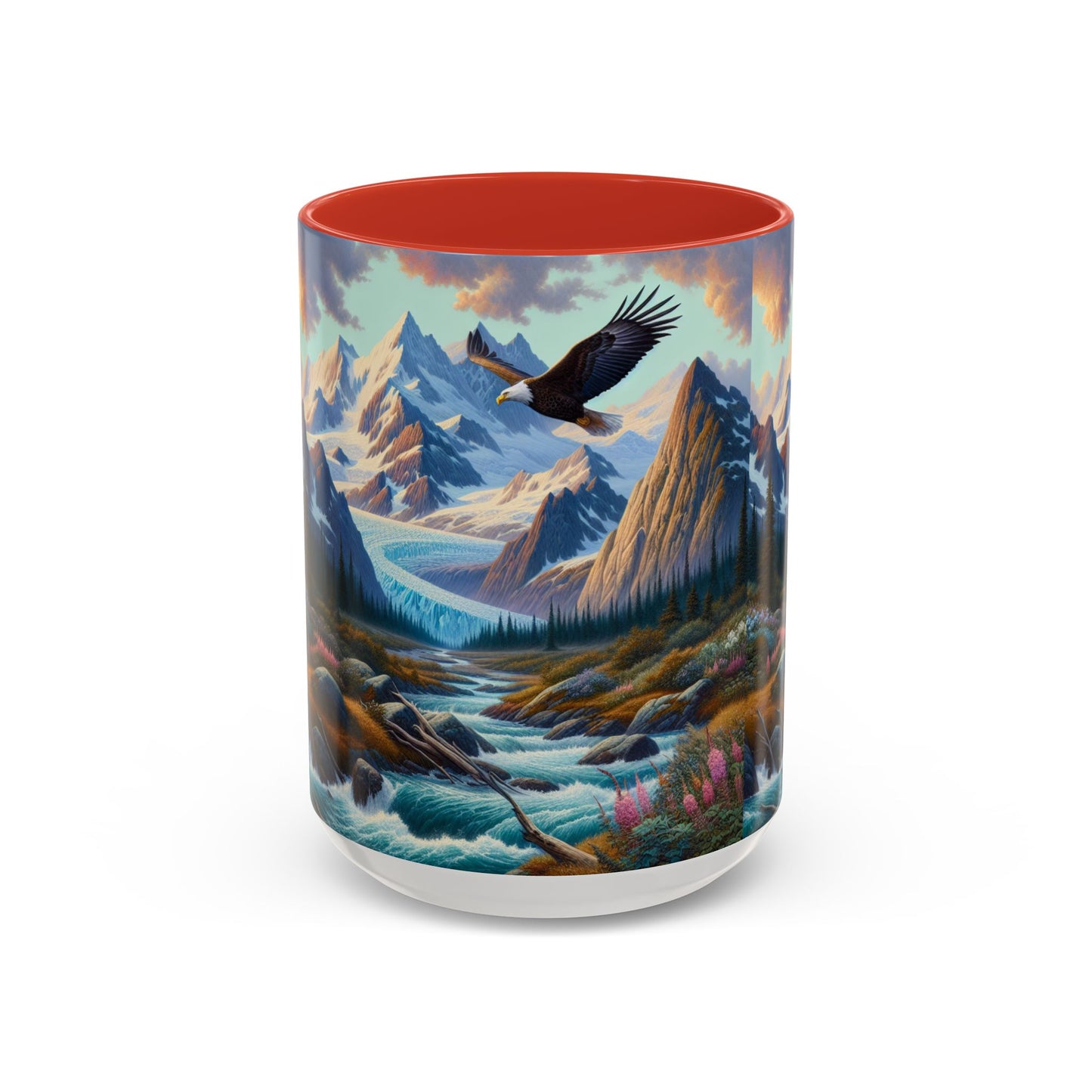 Nature-Inspired Accent Coffee Mug - Beautiful Landscape Art, Perfect for Nature Lovers, Gift for Outdoors Enthusiasts, Ideal for Home [...]