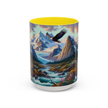Nature-Inspired Accent Coffee Mug - Beautiful Landscape Art, Perfect for Nature Lovers, Gift for Outdoors Enthusiasts, Ideal for Home [...]