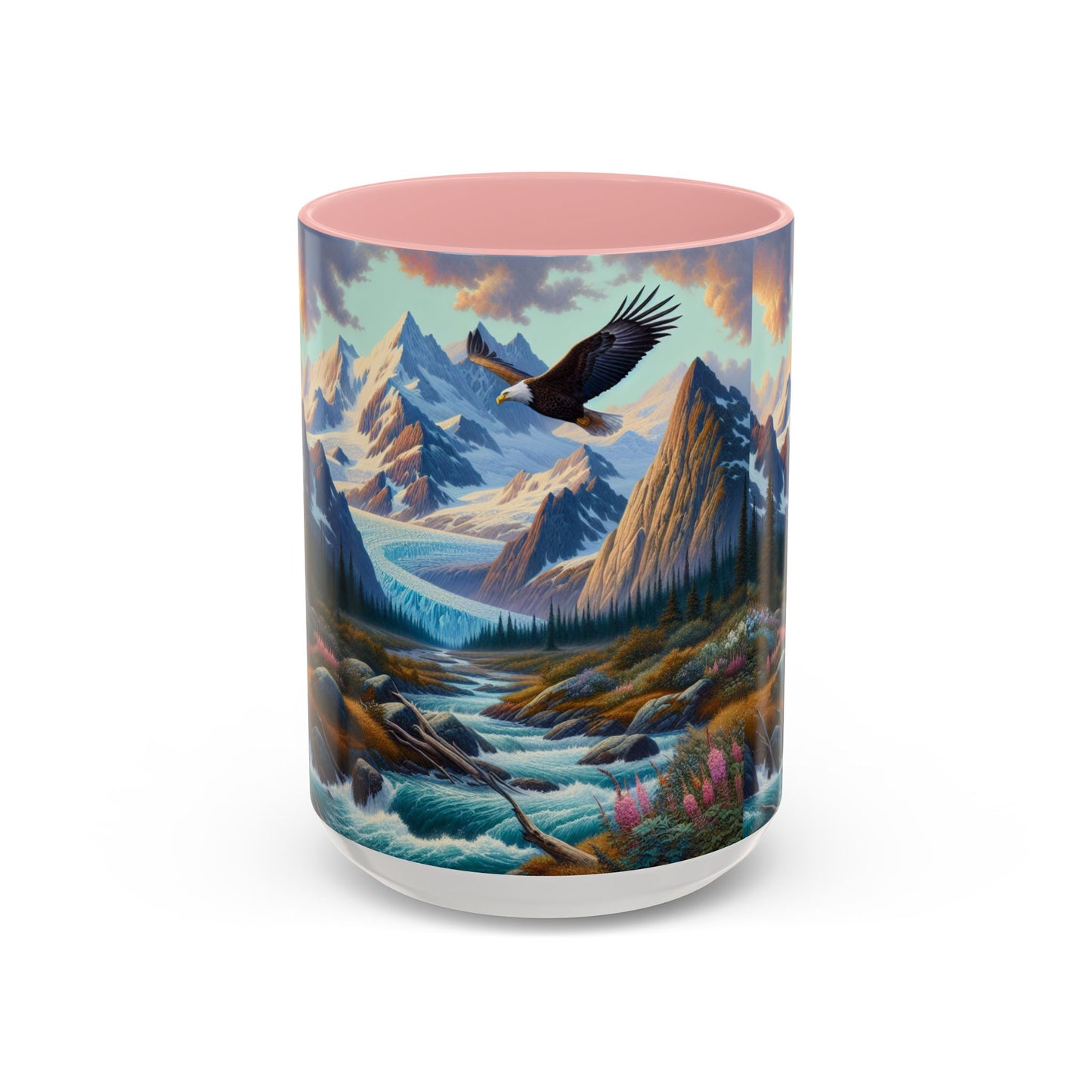 Nature-Inspired Accent Coffee Mug - Beautiful Landscape Art, Perfect for Nature Lovers, Gift for Outdoors Enthusiasts, Ideal for Home [...]